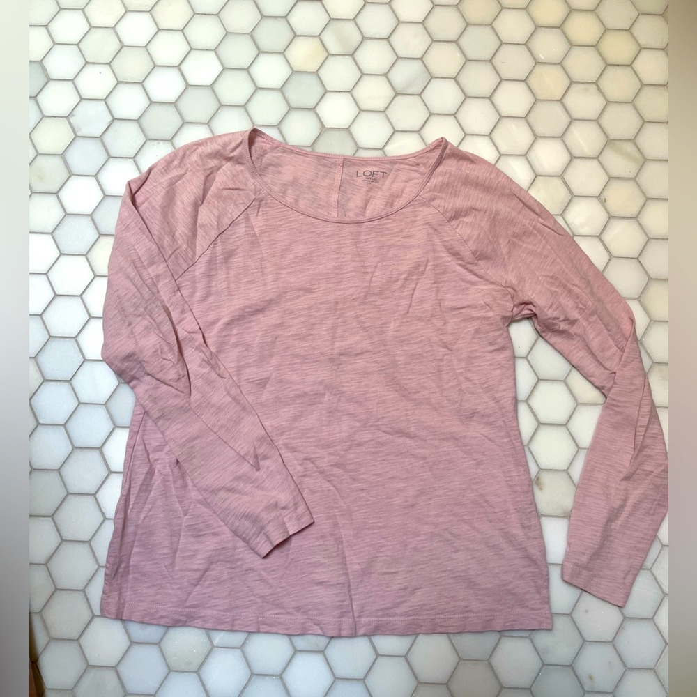 Size small pink loft long sleeve